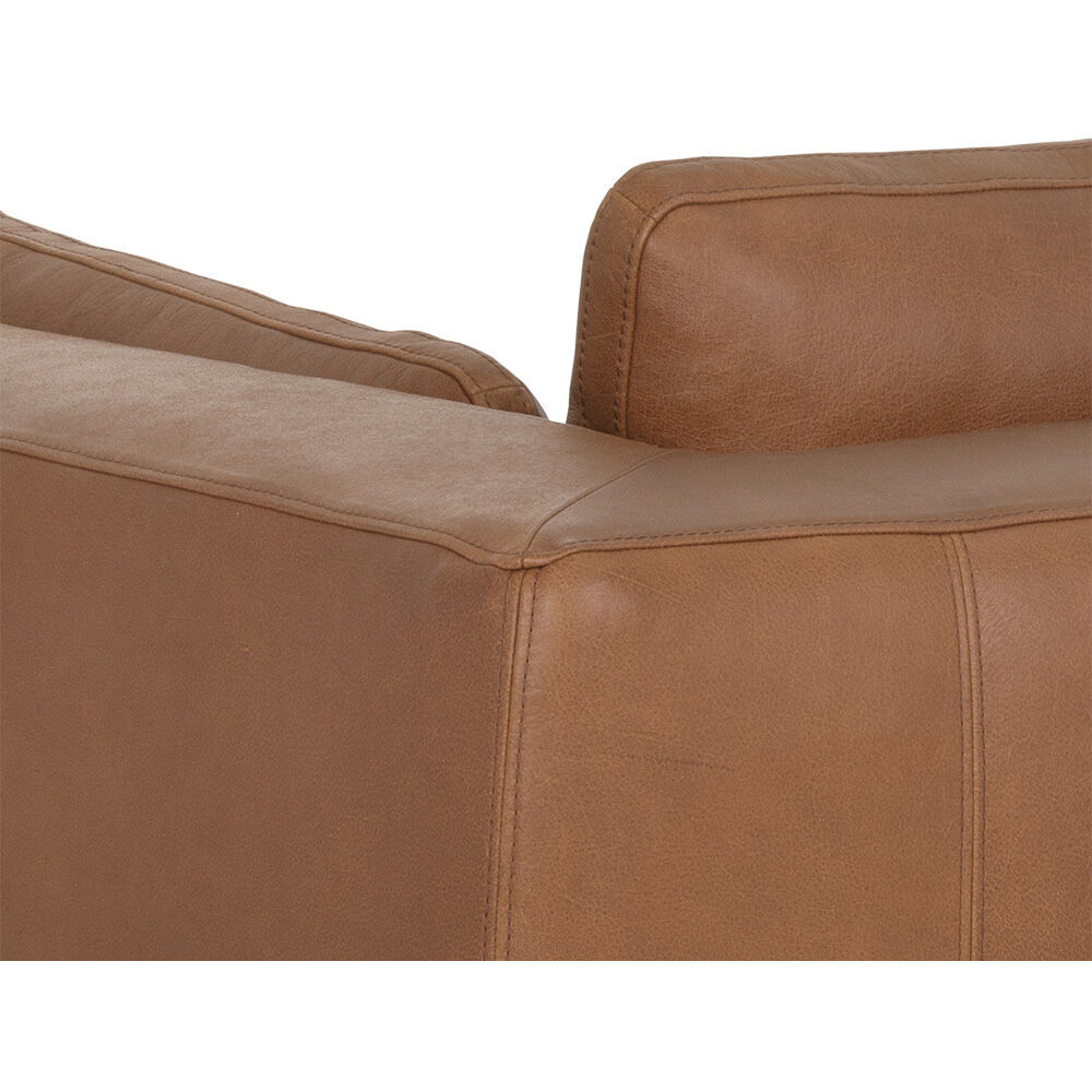 Burr Behike Saddle Leather Sofa